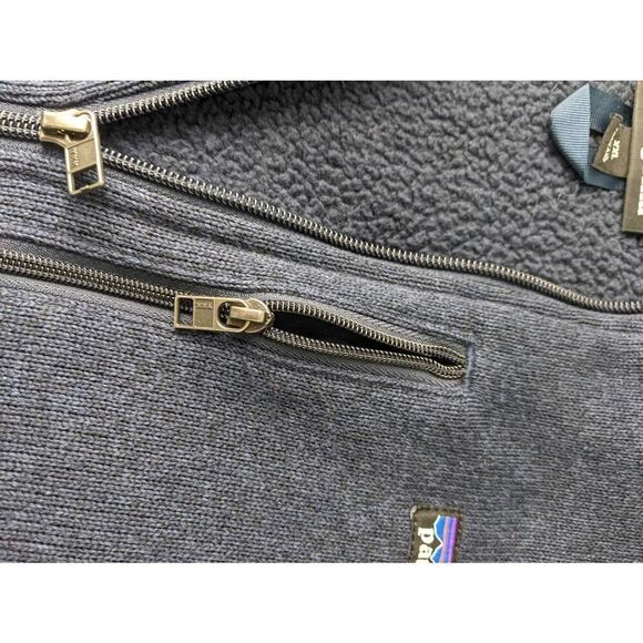 Patagonia Better Sweater Navy 1/4 Zip Fleece Pullover Men’s XXL 2XL Jacket - Picture 3 of 8